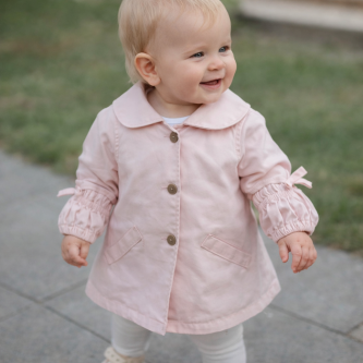 Βρεφική Καπαρντίνα Βαμβάκι Pink spring jacket_773364
